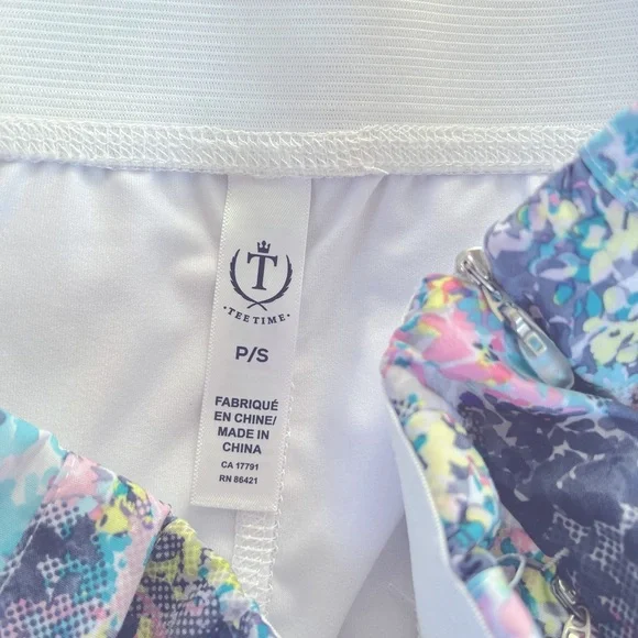 NEW Tee Time pleated floral golf / athletic skort - Picture 6 of 8